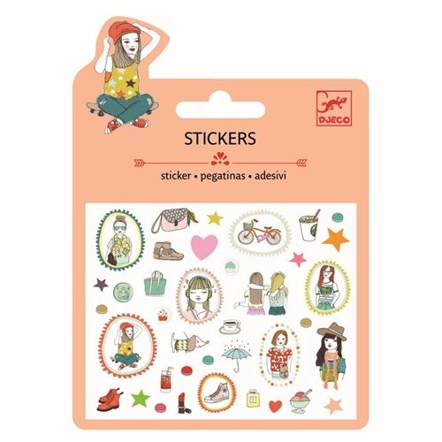 Djeco Mini Craft Glitzersticker Fashion