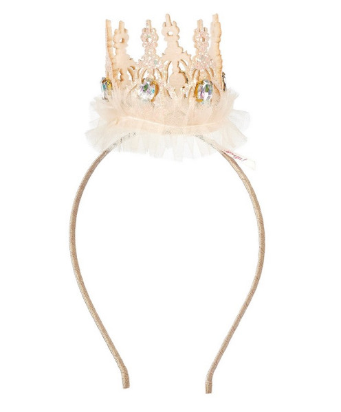Souza for Kids Harreifen Krone gold mit Glitzer Brisa