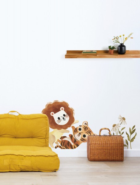 Lilipinso XL Wandsticker Tiger und Löwe