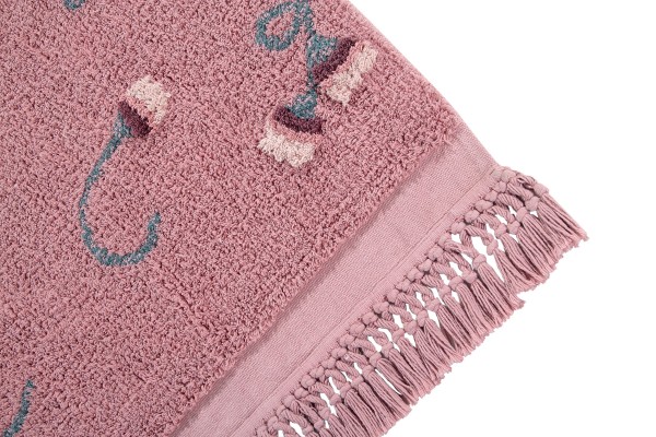 Lorena Canals waschbarer Kinderteppich English Garden Rosa