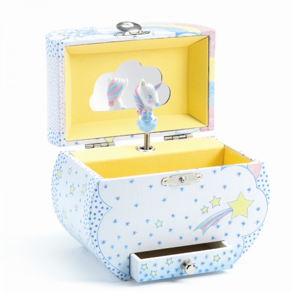Djeco Schmuckkästchen mit Musik Einhorn 4+
