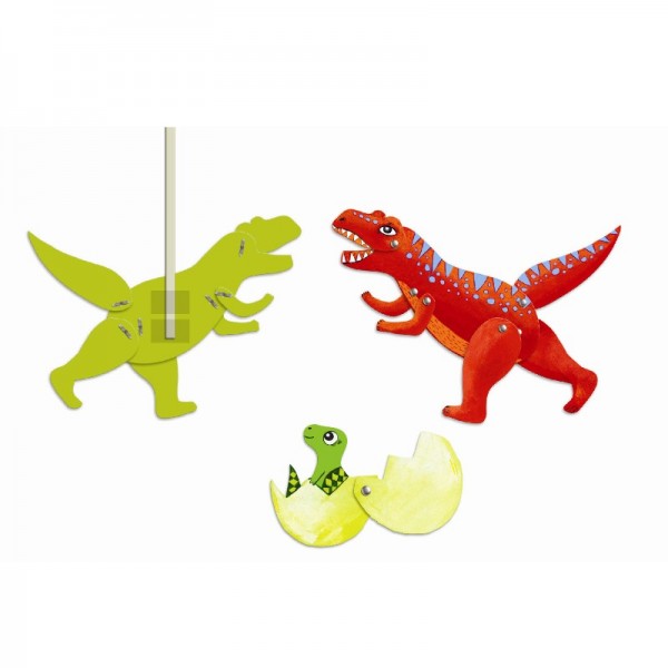 Djeco Bastelset Hampelmänner Dinos 6+