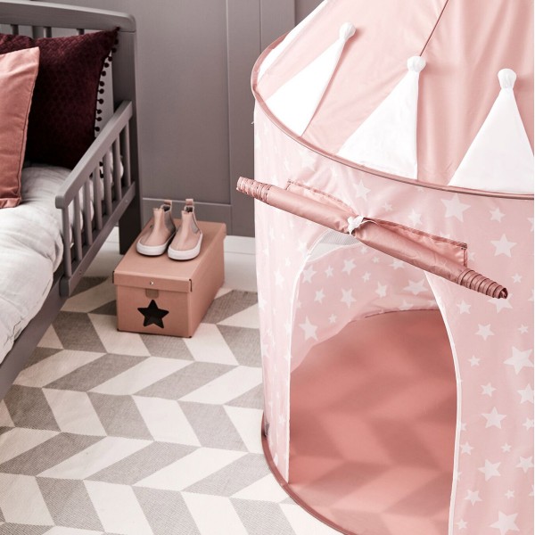 Kids Concept Spielzelt Spielhaus Sterne Puderrosa 3+