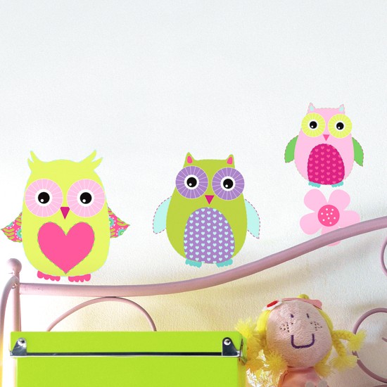 Caselio Wandsticker Eulen