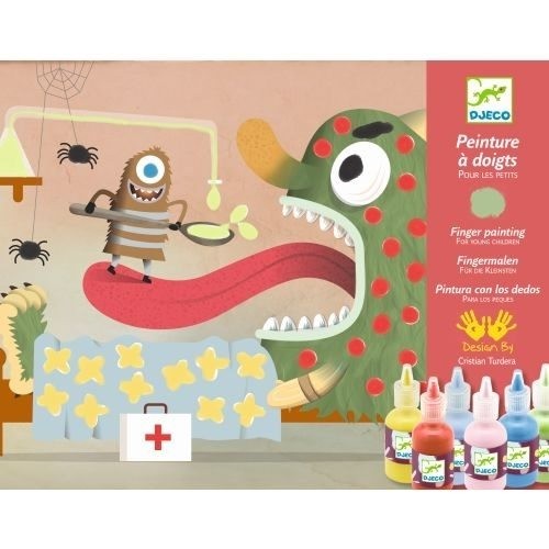 Djeco Fingermalen verrückte Kreaturen 3+