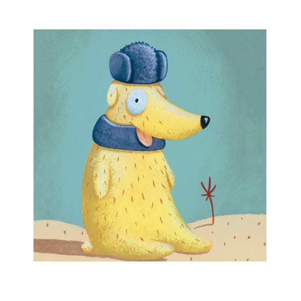 Djeco Tiere gestalten mit Aufklebern 3+