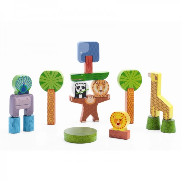 Djeco Bausteine Stacky Jungle 2+