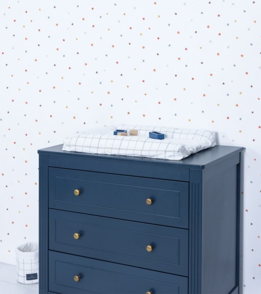 Lilipinso Vliestapete Stars Mix Colours Kinderzimmertapete