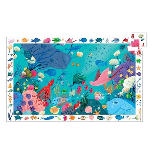 Djeco Entdeckerpuzzle Aquatic 4+