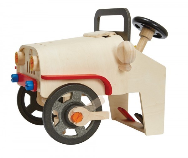 Plantoys Automechaniker Holzauto zum Schrauben 3+