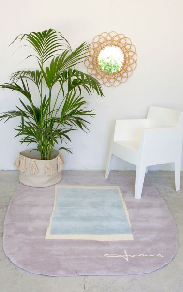 Lorena Canals Wollteppich Lake Blue 140x180