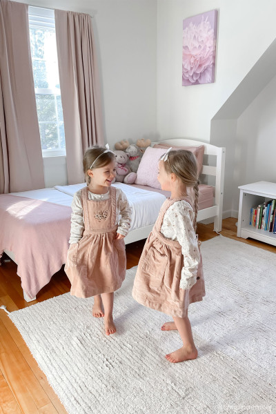 Lorena Canals Teppich Gelato Pink 120x160cm waschbar reversibel