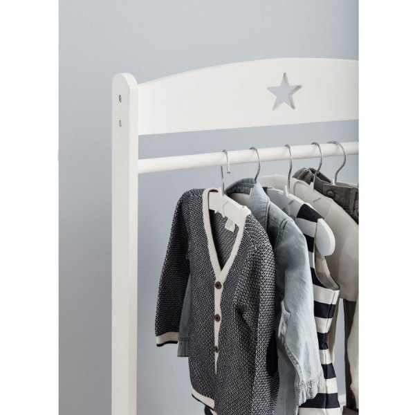Kids Concept Garderobe aus Holz Stern Weiss