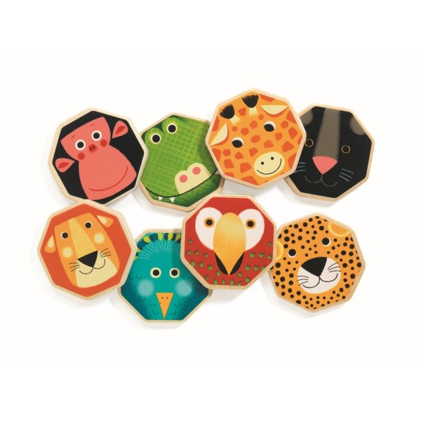 Djeco Holzmemory Octo Memo 2+