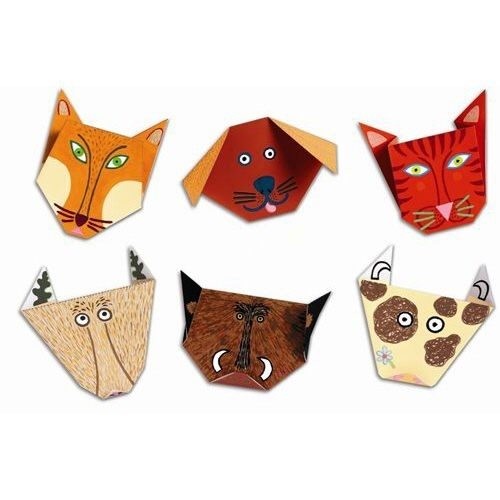 Djeco Origami Bastelset Tiere 4+